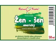 Żeń-szeń (ginseng, ginseng) amerykański - krople ziołowe (nalewka) 50 ml