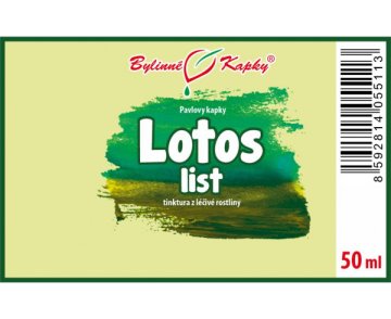 Liść lotosu (TCM) - krople ziołowe (nalewka) 50 ml