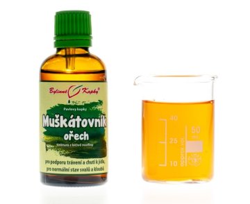 Gałka muszkatołowa - krople ziołowe (nalewka) 50 ml