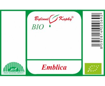 Emblica (emblika - embilika - Ámalaki) BIO - krople ziołowe (nalewka) 50 ml